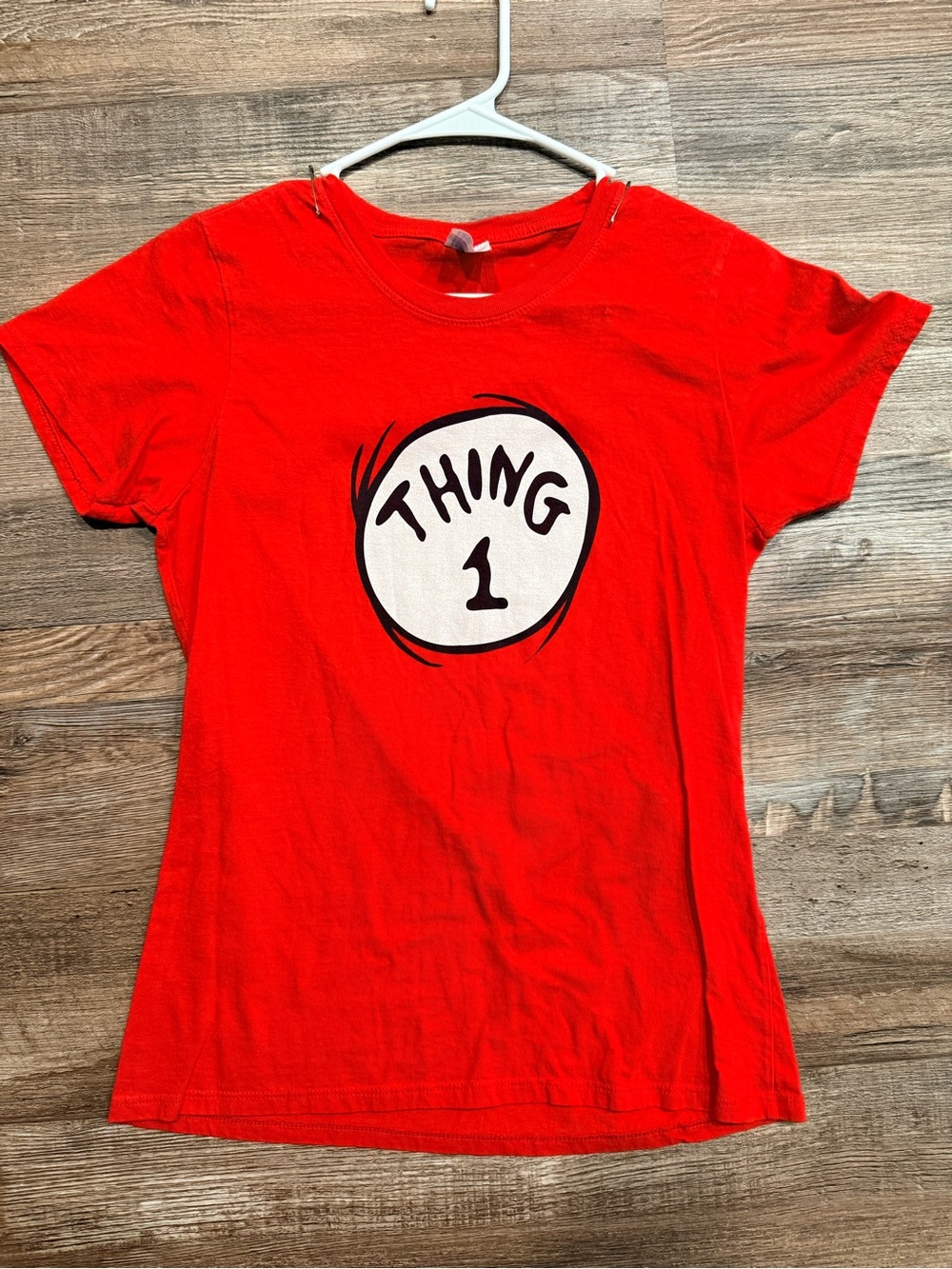 Red 'Thing 1' Graphic Tee - Women's Casual Top